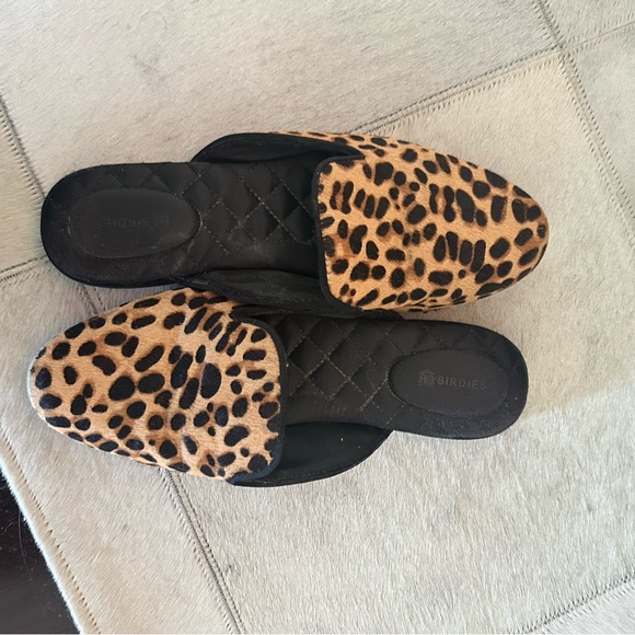 Birdies The Phoebe cheetah print mule - Picture 2 of 5